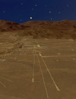 Linie mit astronomischer Ausrichtung